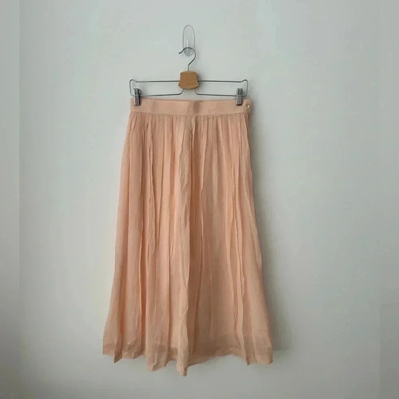 Vintage Tahari chiffon silk midi skirt - Picture 1 of 9